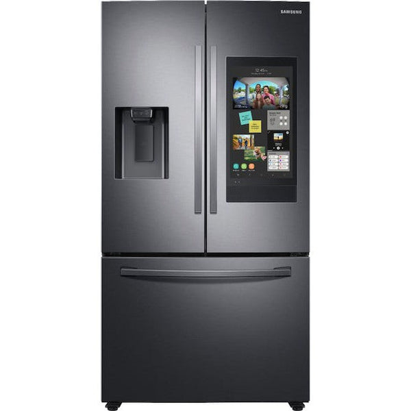 RS22T5561SR by Samsung - 22 cu. ft. Counter Depth Side-by-Side Refrigerator  with Touch Screen Family Hub™ in Stainless Steel