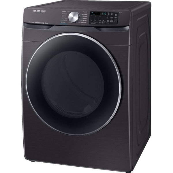 SAMSUNG DVE45R6300V/A3 7.5 cu. ft. Smart Electric Dryer - Black Stainl ...