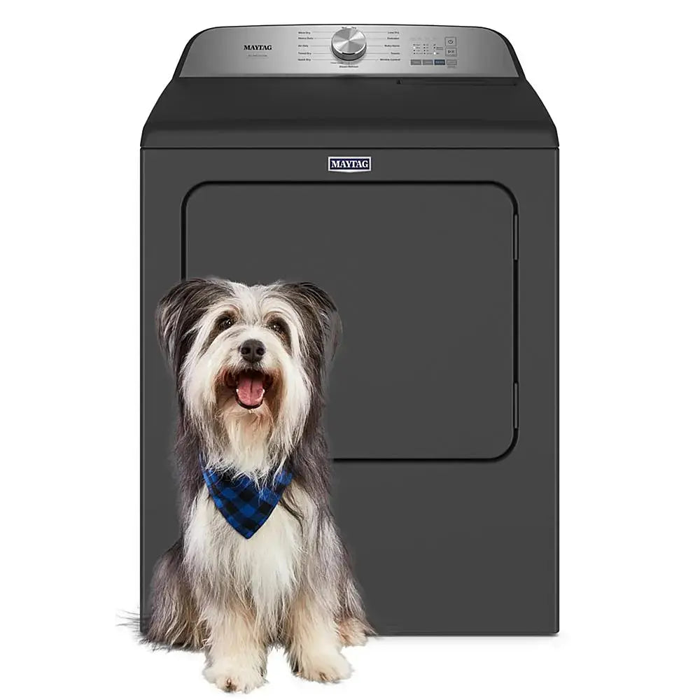 MAYTAG MED6500MBK 7.0 Cu. Ft. Electric Dryer with Steam and Pet Pro System