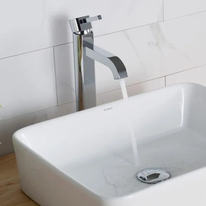 KRAUS Ramus Single Handle Vessel Bathroom Faucet