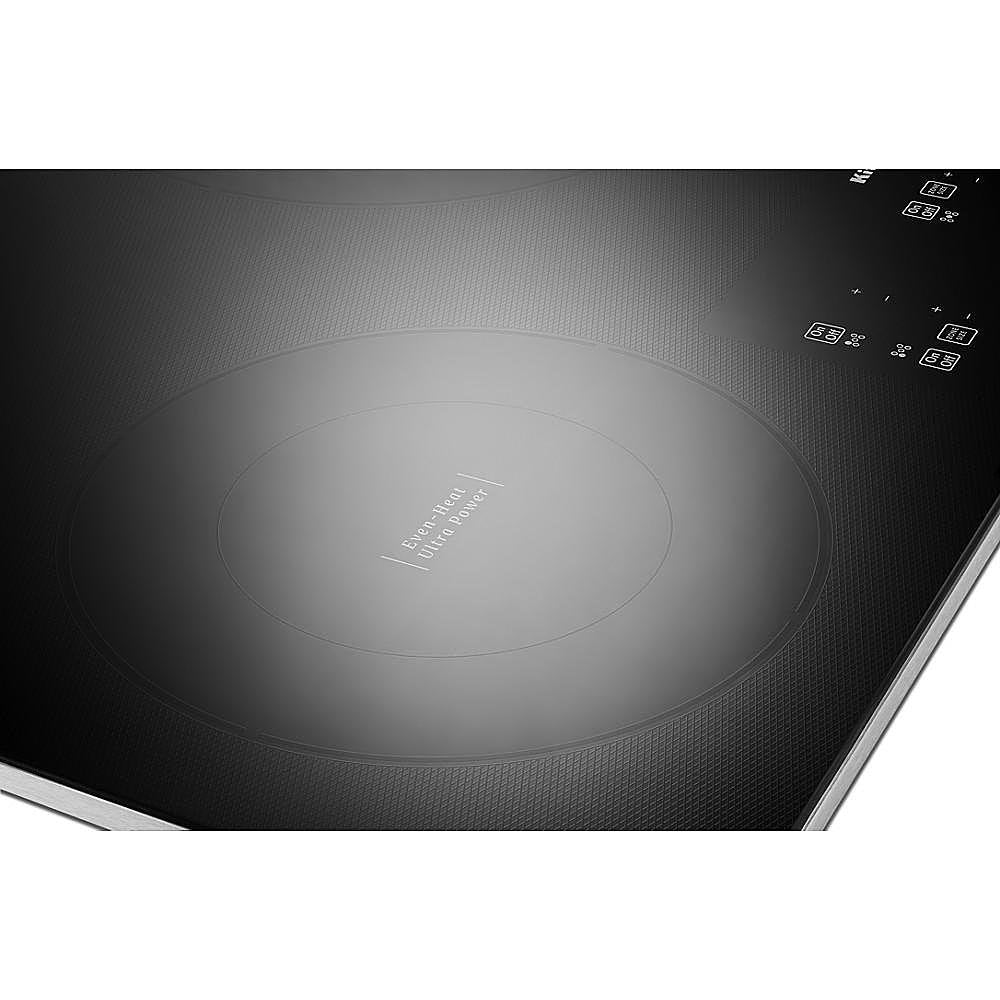 KITCHENAID KCES956KSS 36&quot; Electric Cooktop with 5 Elements and Touch-Activated Controls