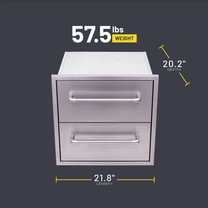 Char-Broil Medallion Series™ Built-In Double Drawers