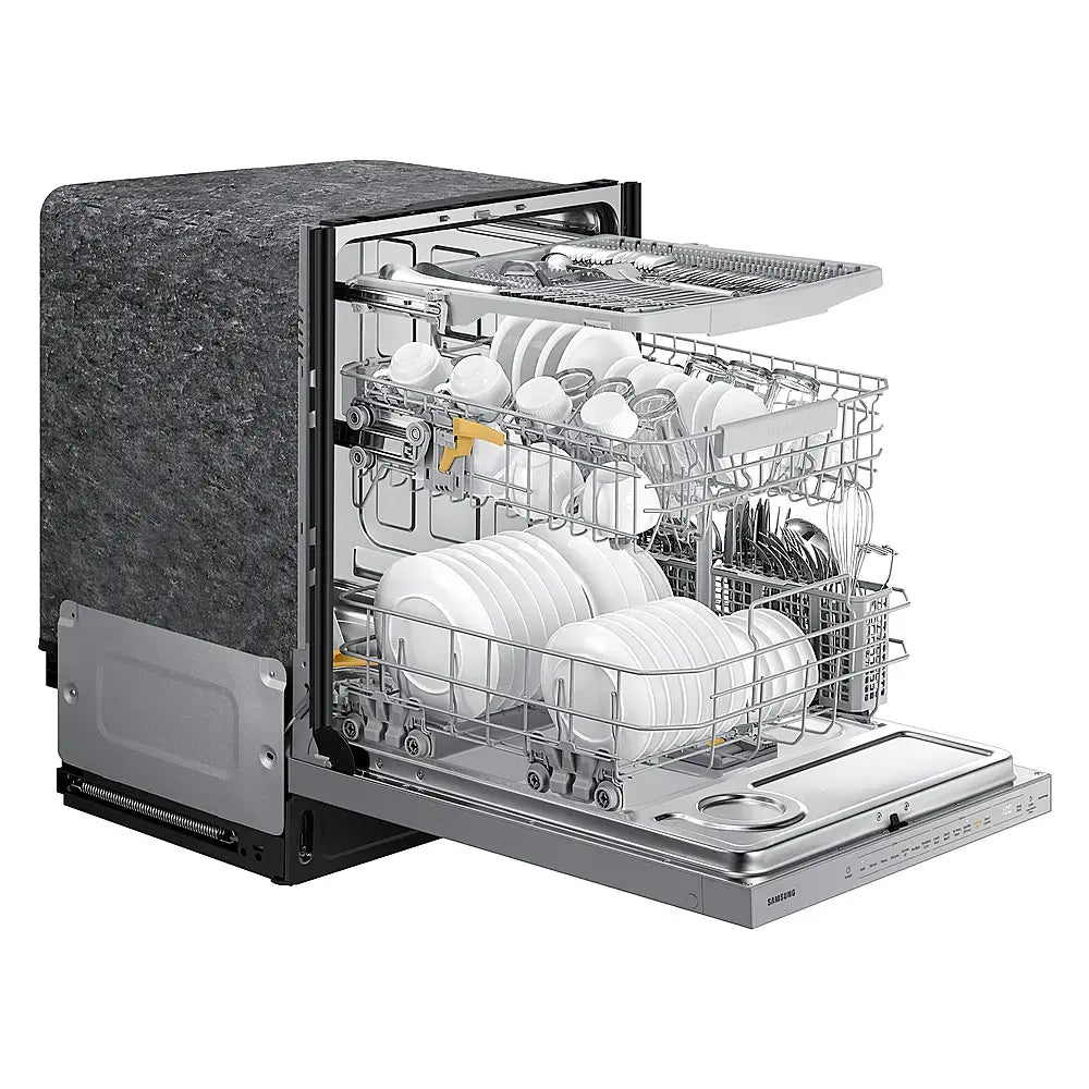 SAMSUNG DW80BB707012AA Bespoke Smart 42dBA Dishwasher in White Glass