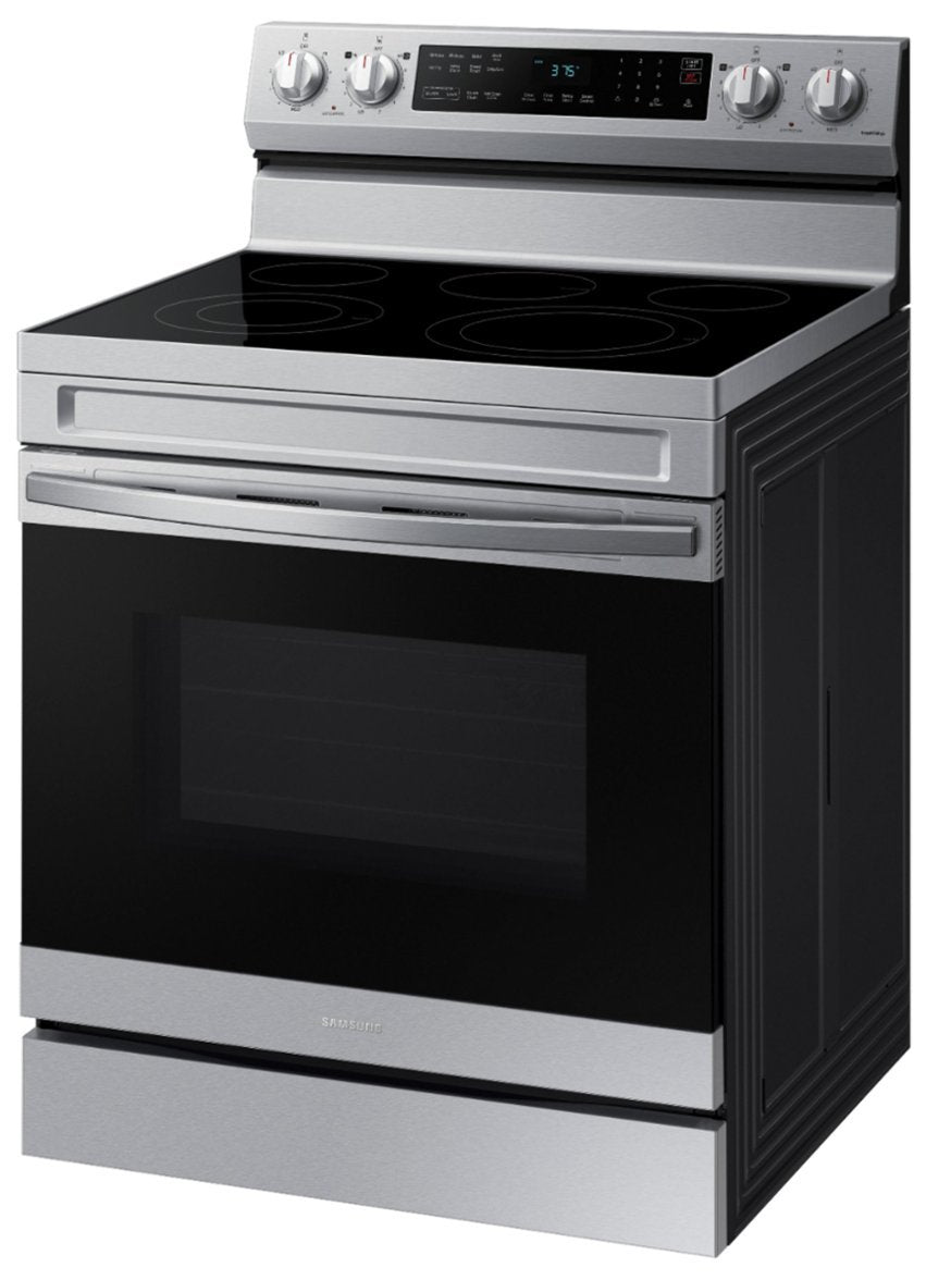 SAMSUNG NE63A6511SS/AA 6.3 cu. ft. Smart Freestanding Electric Range with Air Fry in Stainless Steel