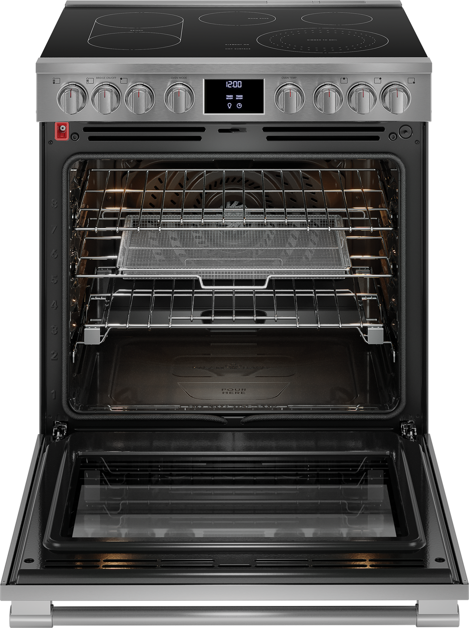 FRIGIDAIRE PCFE3080AF Professional 30&#39;&#39; Electric Range with Air Fry