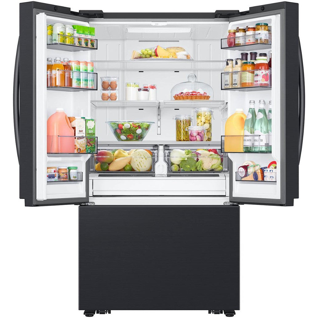 SAMSUNG RF32CG5100MTAA 32 cu. ft. Mega Capacity French Door Refrigerator in Matte Black Steel