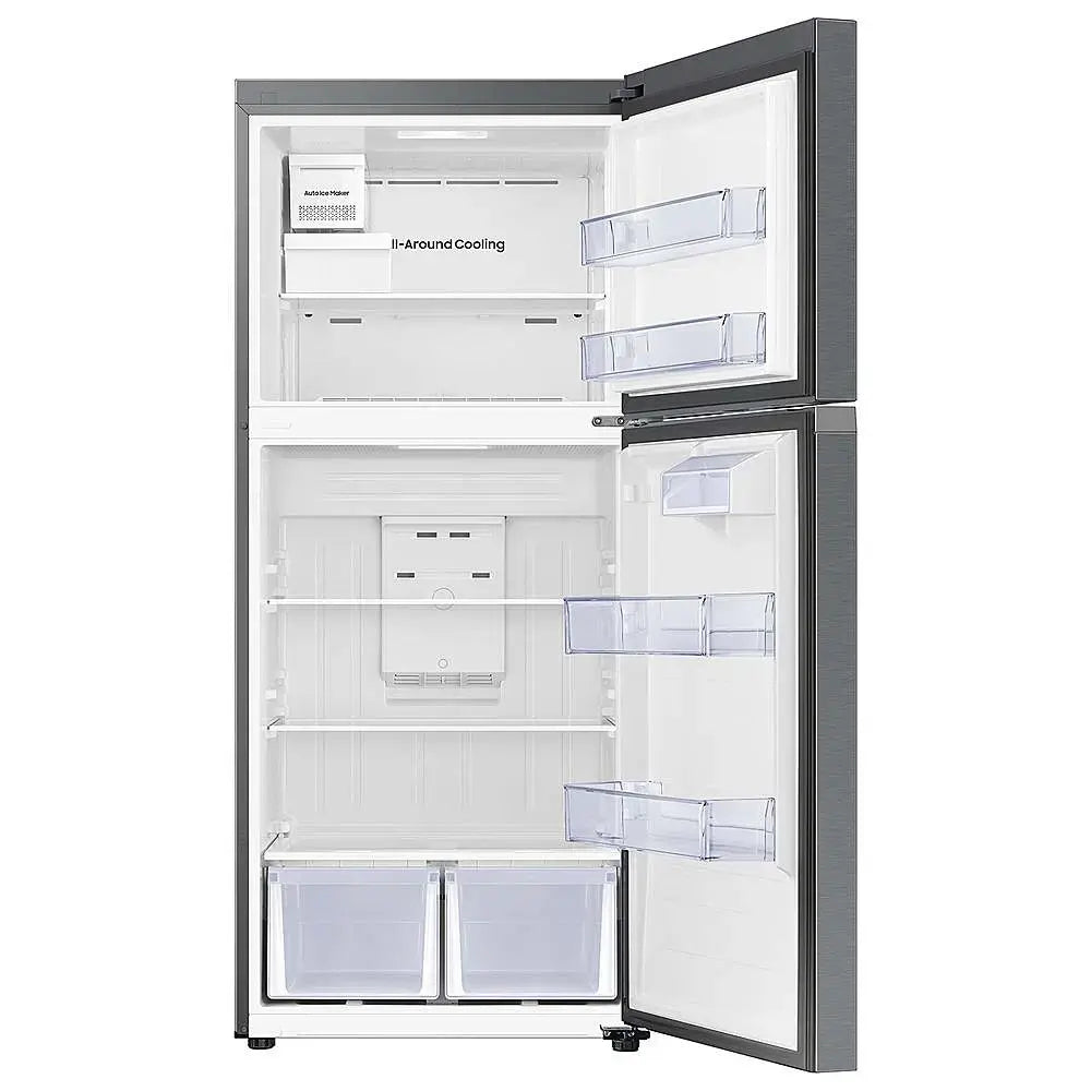 SAMSUNG RT18DG6700SRAA 18 Cu. Ft. Top Freezer Smart Refrigerator with All-Around Cooling