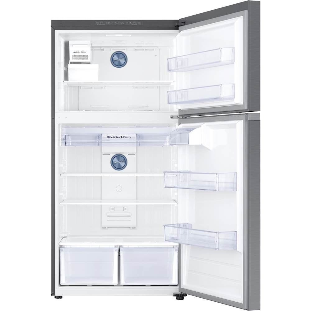 SAMSUNG RT21M6215SR/AA 21 cu. ft. Top Freezer Refrigerator with FlexZone™ and Ice Maker