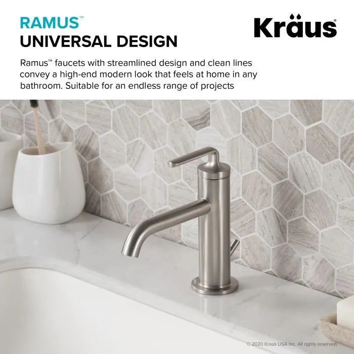 KRAUS Ramus Single Handle Basin Bathroom Faucet