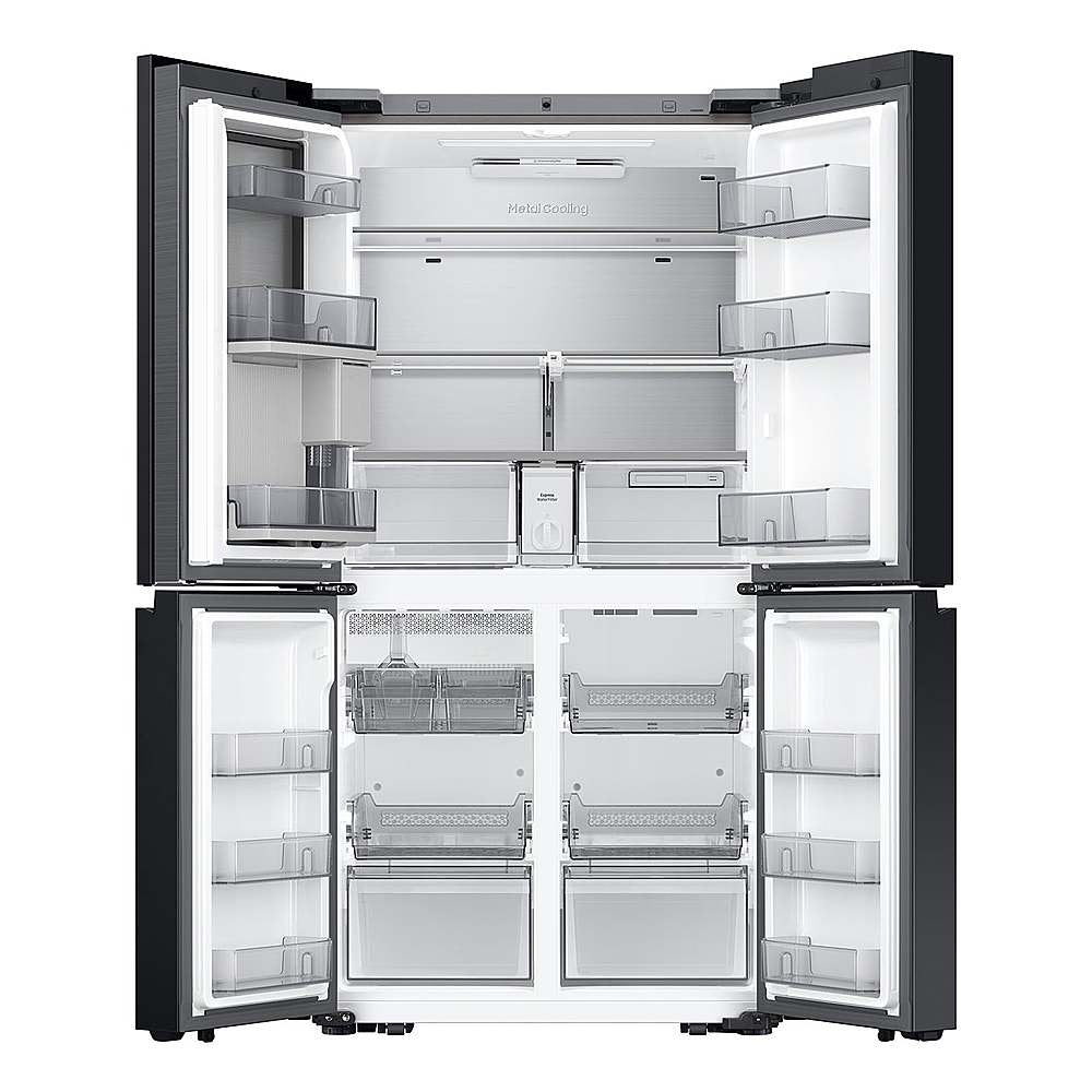 SAMSUNG RF23DB9900QDAA Bespoke Counter Depth Flex™ Refrigerator 23 cu. ft. with AI Family Hub™ in Stainless Steel