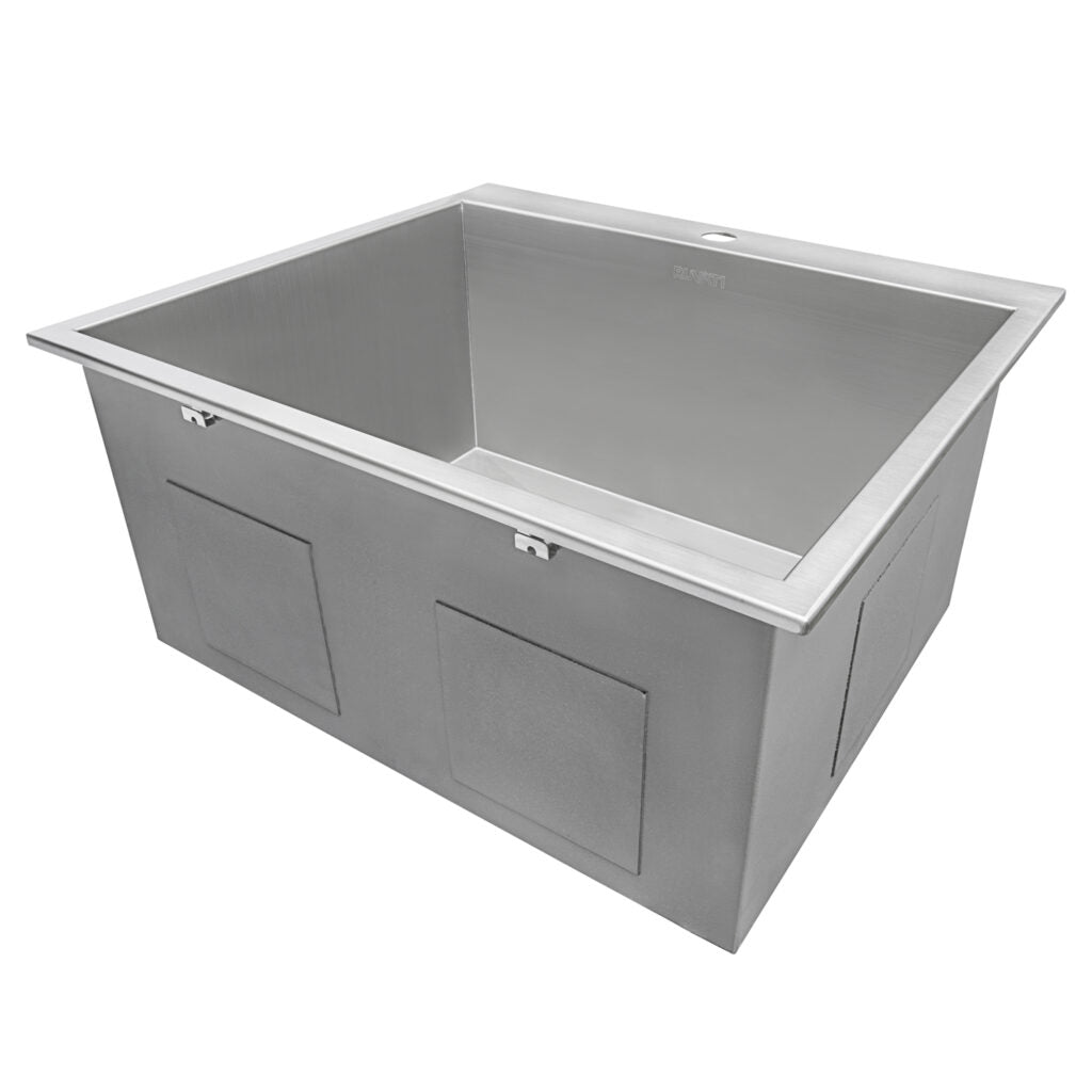 RUVATI RVU6010 Topmount Laundry Utility Sink 25″ x 22″ x 12″