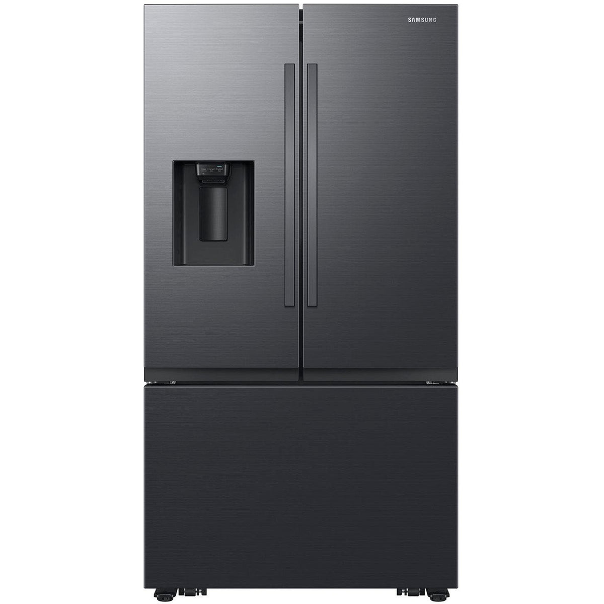 SAMSUNG RF32CG5400MTAA 31 cu. ft. Mega Capacity French Door Refrigerator in Matte Black Steel