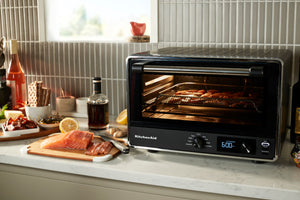 KitchenAid KCO124BM Digital Countertop Oven w/ Air Fry Black Matte NEW Open  Box 883049593203